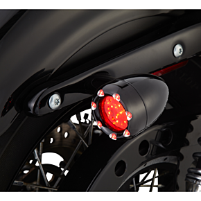 LED Light Kit for Factory Turn Signal Housing - Red/Red - Black 12-755