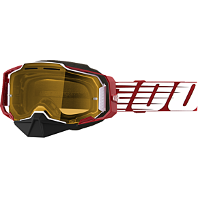 Armega Snow Goggles - Oversized Red - Yellow 50007-00006
