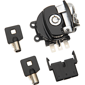 Ignition Switch - Skull - Black 2106-0423