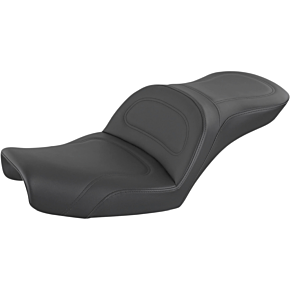 Explorer Seat - No Backrest - Stitched - Black - Dyna 896-04-0291
