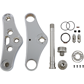 Hawg Halters Triple Tree Kit - Chrome - 49 mm 49WGCR3-HFS