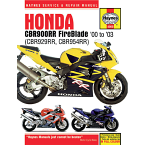 Haynes Manual - Honda CBR929/954 M4060