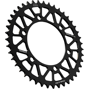 JT Sprockets Rear Sprocket - Kawasaki/Yamaha - Black - 43-Tooth JTA486.43BLK