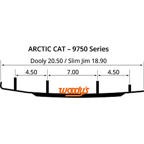 Woodys Dooly™ Runners - 6" - 60° DA6-9750