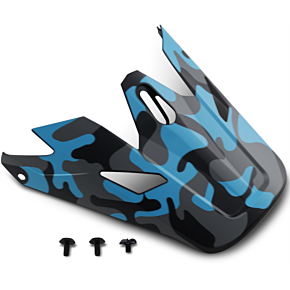 Rise Visor Kit - Camo - Blue 0132-1336