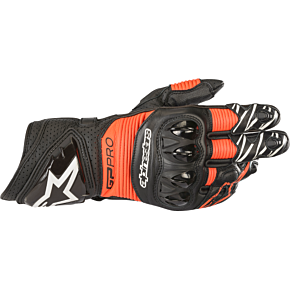 GP Pro RS3 Gloves - Black/Red Fluo - Small 3556922-1030-S