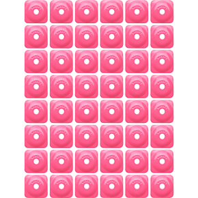 Support Plates - Pink - Square - 48 Pack ASG-3820-48