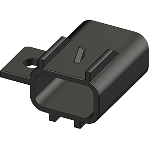 Actuator Wire Harness Plug Cover - Replacement - Black P800503-R