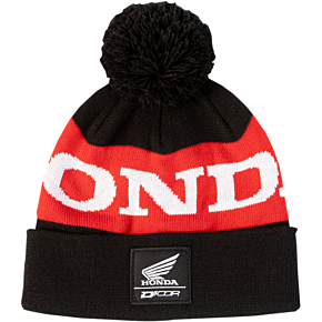 Honda Stripe Beanie - Black/Red 70-129-1