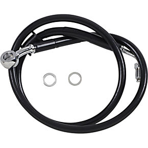 Brake Line - +6" - Black - '18-'22 Softail 1741-5797