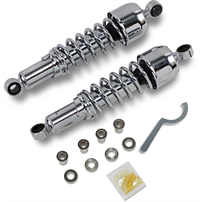 Drag Specialties Shocks Replacement Shock Absorbers - Chrome - 12.5" C16-0132NU