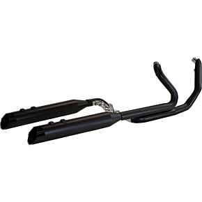 Khrome Werks 2:2 Exhaust with 4.5" Muffler - Black - FL 200445