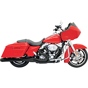 Megapower 2:1 Exhaust - 1-3/4" to 1-7/8" to 2" - Black FLH-767B