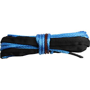 Winch Rope - Synthetic - Blue - 1/4" x 50' SYN25-B50
