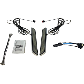 LED Fork Light - Smoke - Chrome CD-FORK-SS6-SC