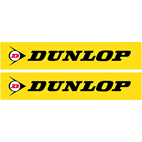 FX Swingarm Sticker - Dunlop - Yellow 02-7065