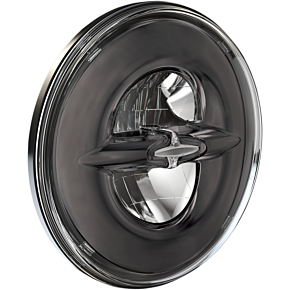 7" Reflector-Style LED Headlamp - Dark Chrome 2001-1789