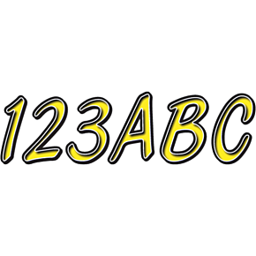 I.D. Sticker Kit - 400 Series - Yellow YEBKG400