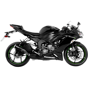 ZX-6R Black LV-10 Muffler 15233B