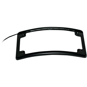 LED License Plate Frame - Black LPF-RAD-B-LP