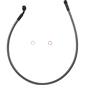 Brake Line - Front - 10 mm - 35° - 28" - KARBONFIBR AS77128