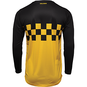 Hallman Differ Cheq Jersey - Yellow/Black - Medium 2910-6588