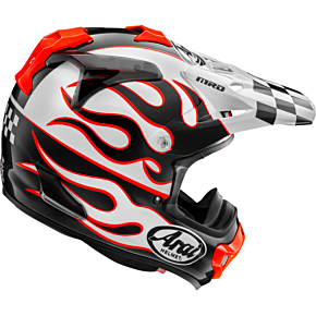 VX-Pro4 Helmet - Flame - White - Large 0110-8956