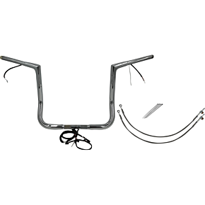 Fat Baggers Inc Handlebar Kit - Flat Top - 14" - Chrome 702214