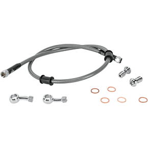 Moose Racing Stainless Steel Brake Line - KLR 650