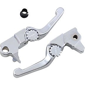 Powerstands Racing Lever Set - Anthem - Shorty - Chrome 12-01662-20