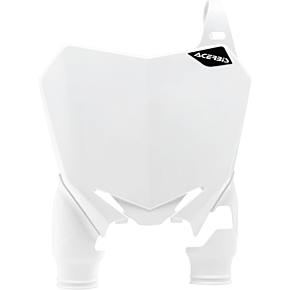 Acerbis Raptor Number Plate - White - Suzuki
