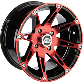Moose Racing Wheel - 387RD - 12X7 - 4/136 - 4+3