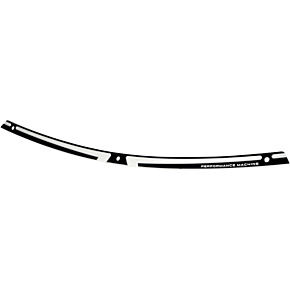 Performance Machine Pm Windshield Trim - Scallop - Contrast Cut 0209-2015SCA-BM