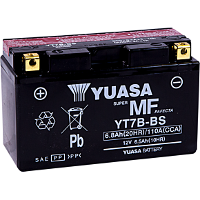 Yuasa AGM Battery - YT7B-BS .30 L YUAM62T7B