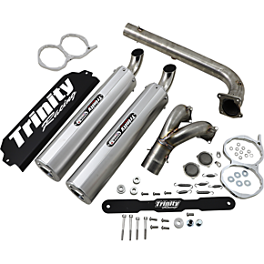 Stage 5 Dual Exhaust - Aluminum TR-4174D