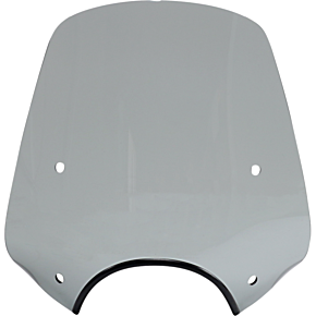 Pop Top Windshield - 9" Headlight Cut Out - Black Smoke MEP55212