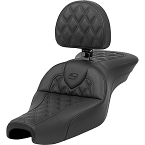 Roadsofa™ Seat - with Backrest - Lattice Stitch - XL '04-'22 807-11-182BR