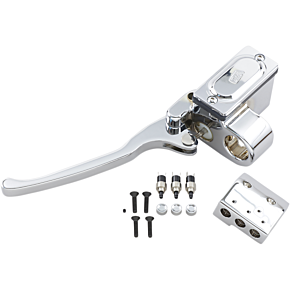 Clutch Master Cylinder - 9/16" - Switch - Chrome GMA-HC-5-C