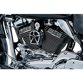 Kuryakyn Spark Plug Cover - Slotted - Chrome