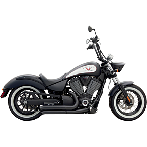 Pro-Street Exhaust - Black - Turnout 6V23DB