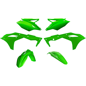 Acerbis Plastic Body Kit - Fluorescent Green - KX250F