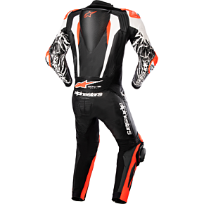 Racing Absolute v2 Leather Suit - Black/White/Red - US 46 / EU 56 3156323123156