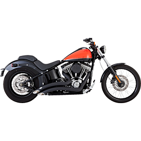 2-into-2 Big Radius Exhaust System - Matte Black 46079