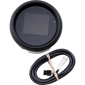 Dakota Digital Tank Speedometer - Black Bezel - 3-3/8" - '12+ MLX-3012-K