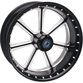 Rsd Diesel Wheel - Dual Disc/ABS - Front - Contrast Cut™ - 21"x3.50" - '08+ FLD 12047106DIEJBM