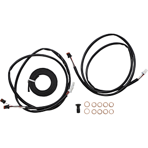 Cable Kit - 18" - 20" Ape Hanger Handlebars - ABS - Midnight LA-8056KT3-19M