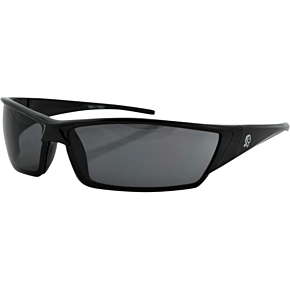 Utah Sunglasses - Shiny Black - Smoke EZUT01