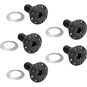Bolt Kit - Holeshot/Front/Floating/Brake Rotor - Spoke Mount - Black - 5 Pack 300-921