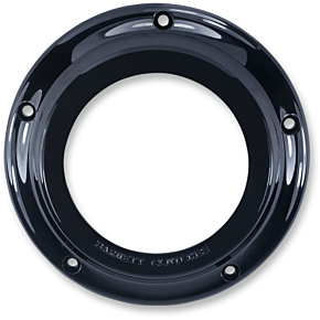 Derby Cover - Black/Clear - '15-'23 Touring - For Narrow Primary 343-30-44015