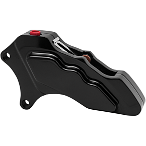 Hawg Halters 6-Piston Caliper - Front - Black - 13" LHSAB6013